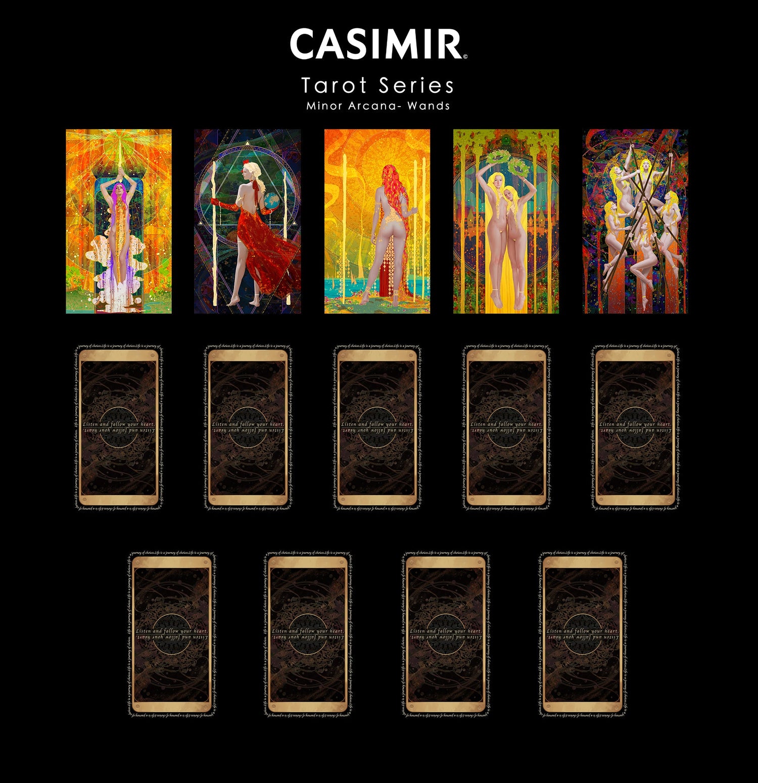 CASIMIR 塔羅小牌：權杖系列