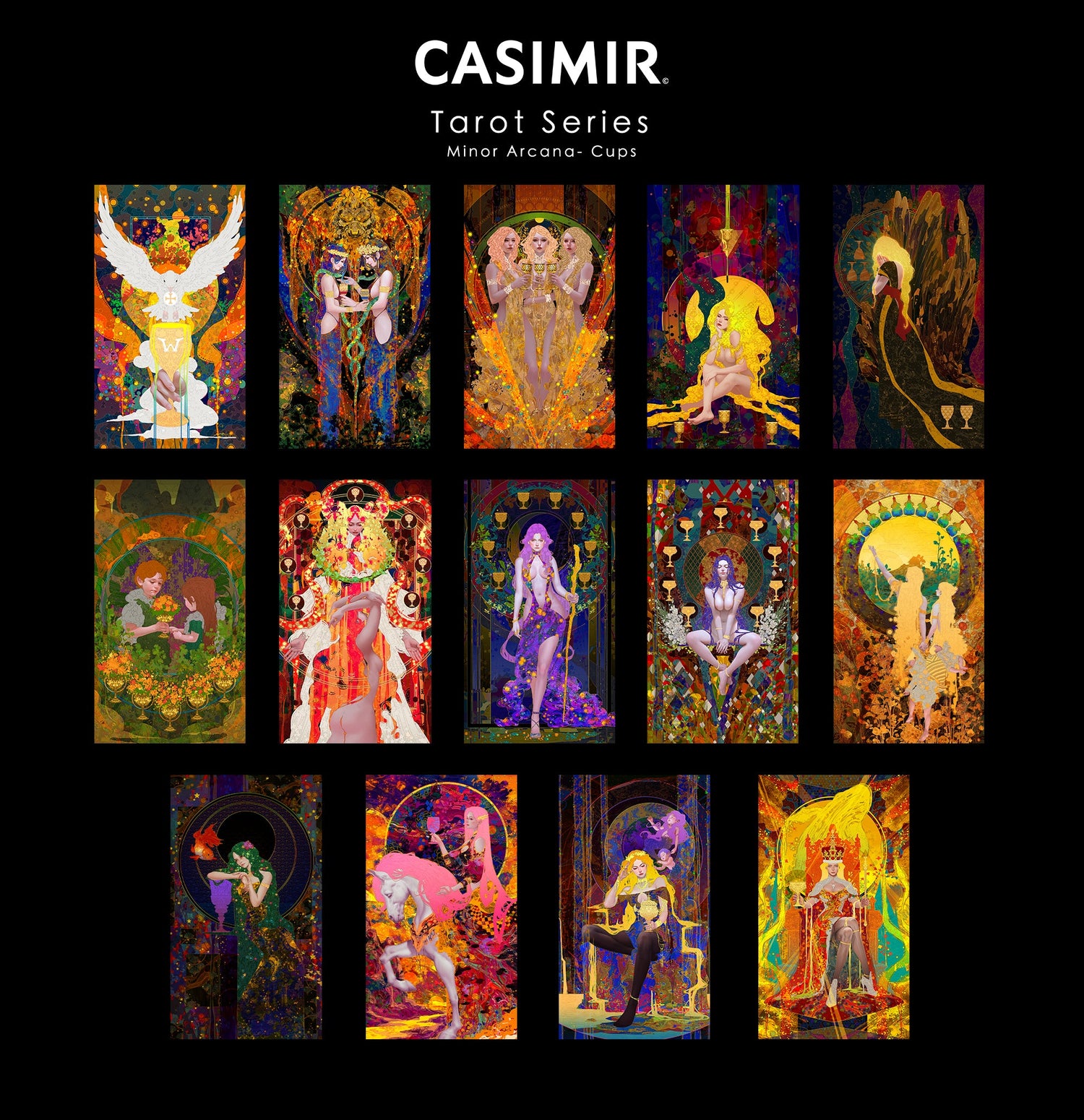 CASIMIR 塔羅小牌：聖杯系列