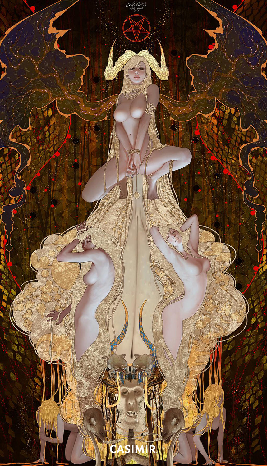 XV 惡魔｜The Devil｜CASIMIR｜版畫