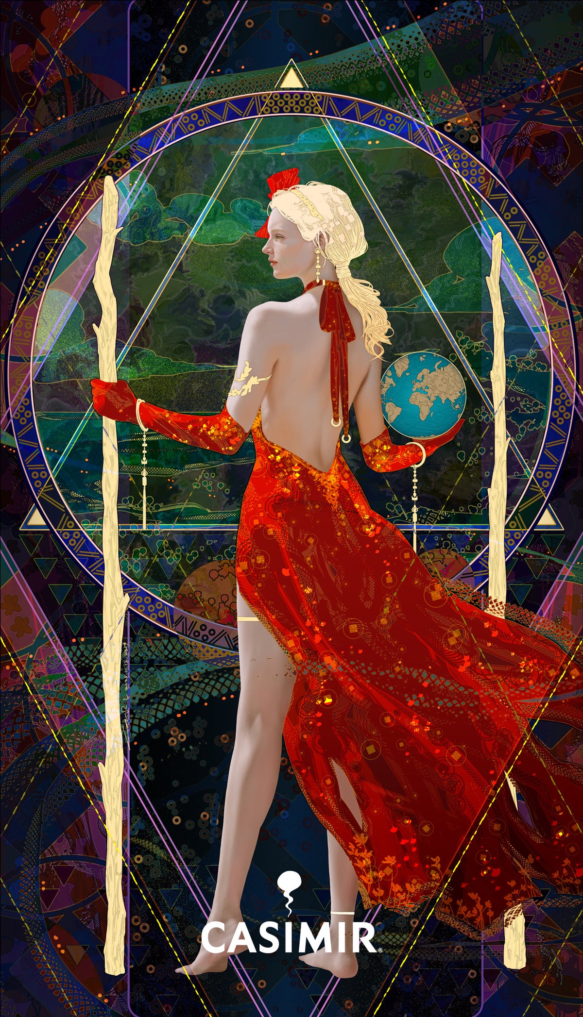 Two of Wands | CASIMIR | Print