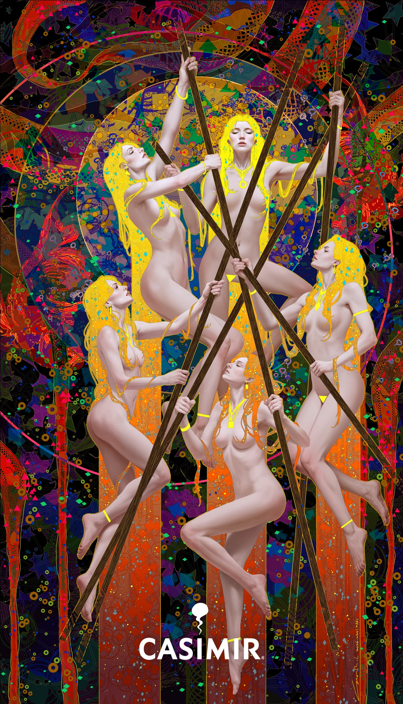 權杖五｜Five of Wands