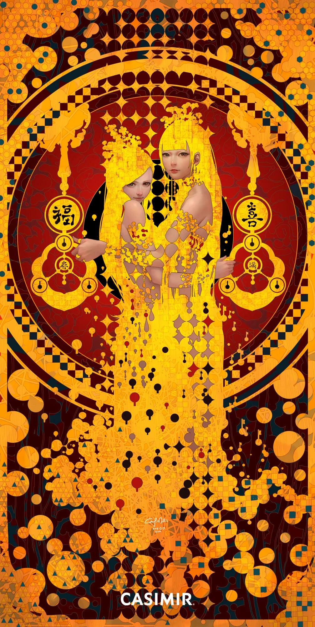 門神 ｜ The Goddess of Gate｜CASIMIR｜版畫（圖 3）