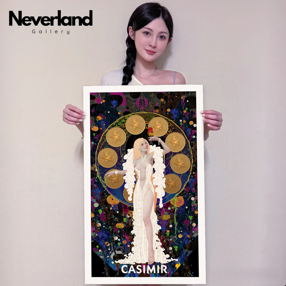 錢幣九｜CASIMIR｜版畫・實體手持示意