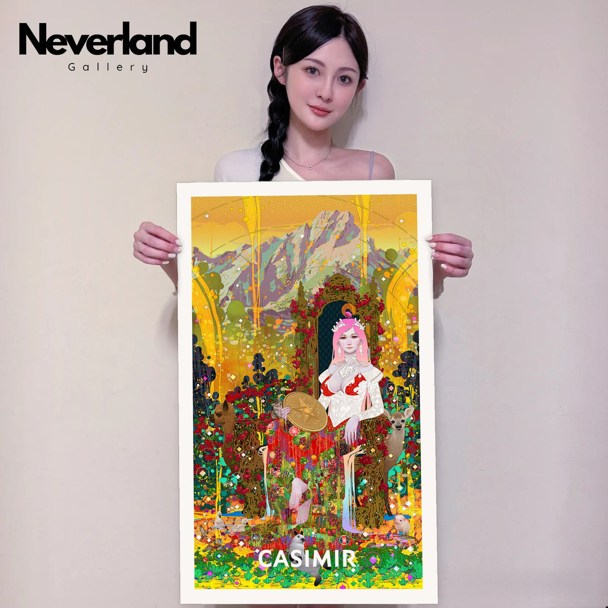 Queen of Pentacles | CASIMIR | Print – held in hand