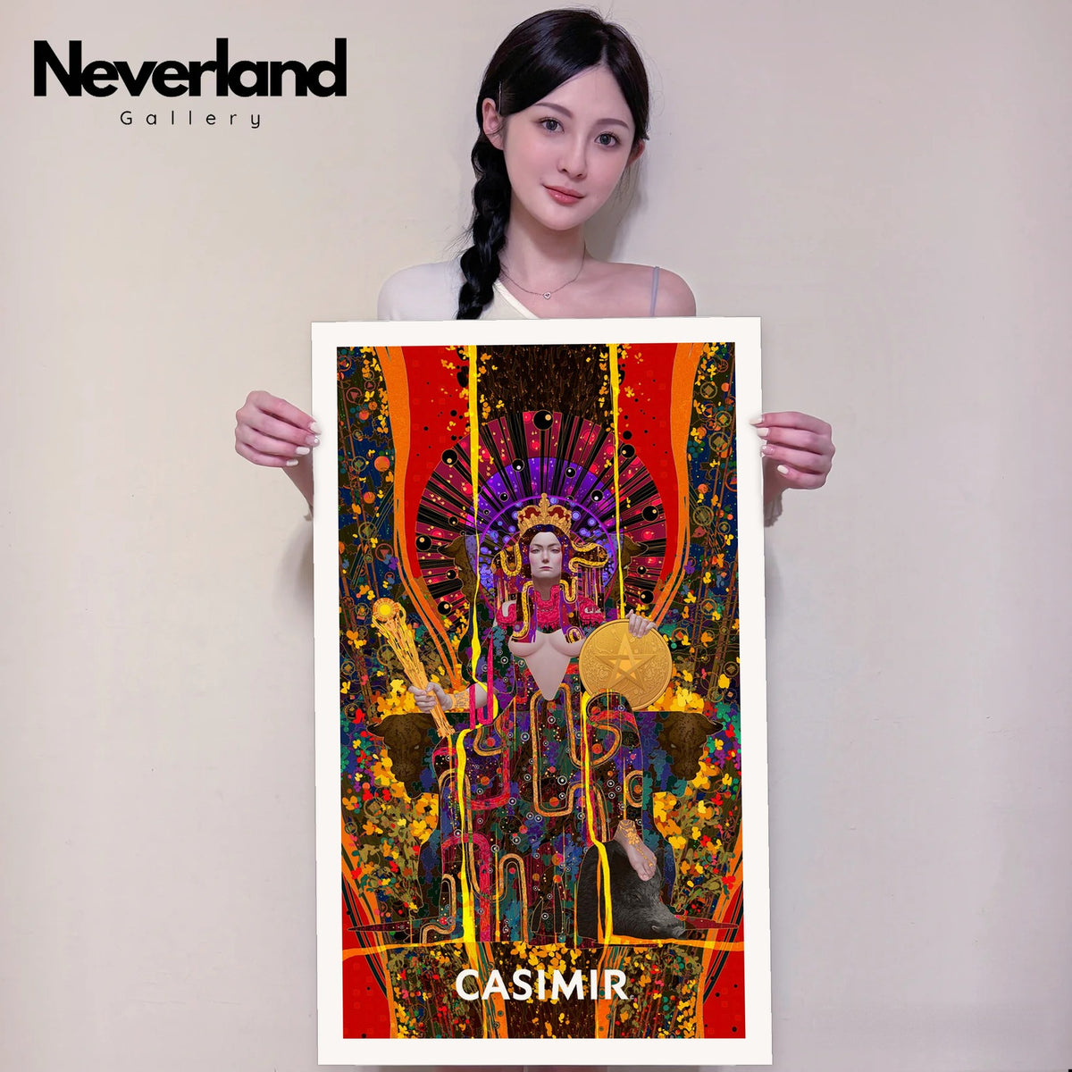 King of Pentacles | CASIMIR | Print – held in hand