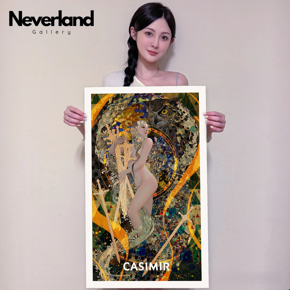 寶劍七｜CASIMIR｜版畫・實體手持示意