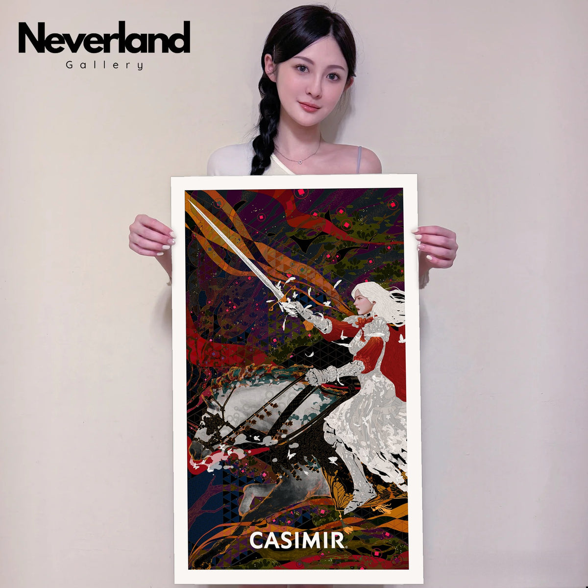Knight of Swords | CASIMIR | Print – held in hand
