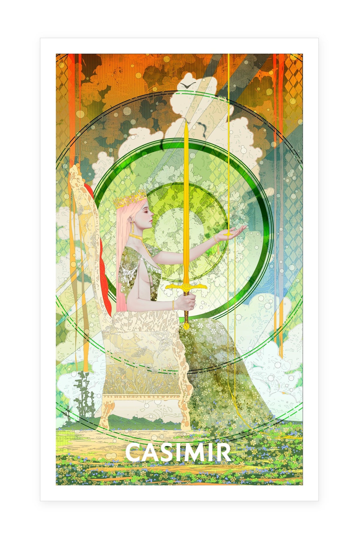 Queen of Swords | CASIMIR | Print