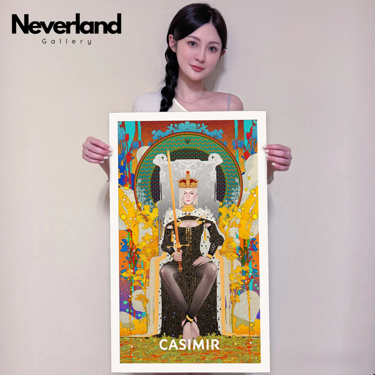 King of Swords | CASIMIR | Print – held in hand