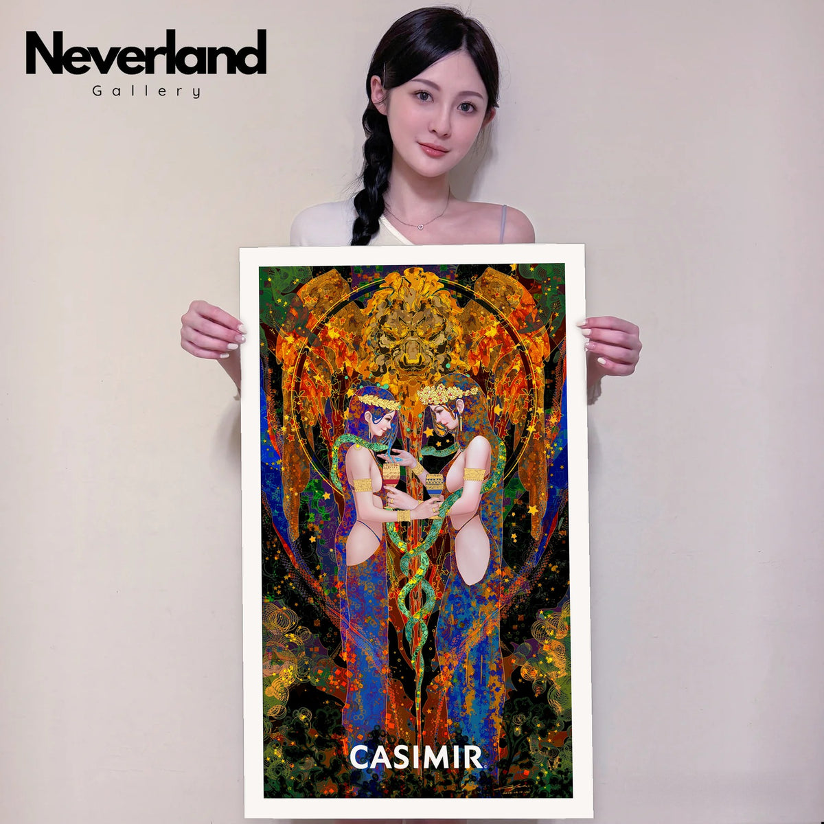 聖杯二｜CASIMIR｜版畫・實體手持示意