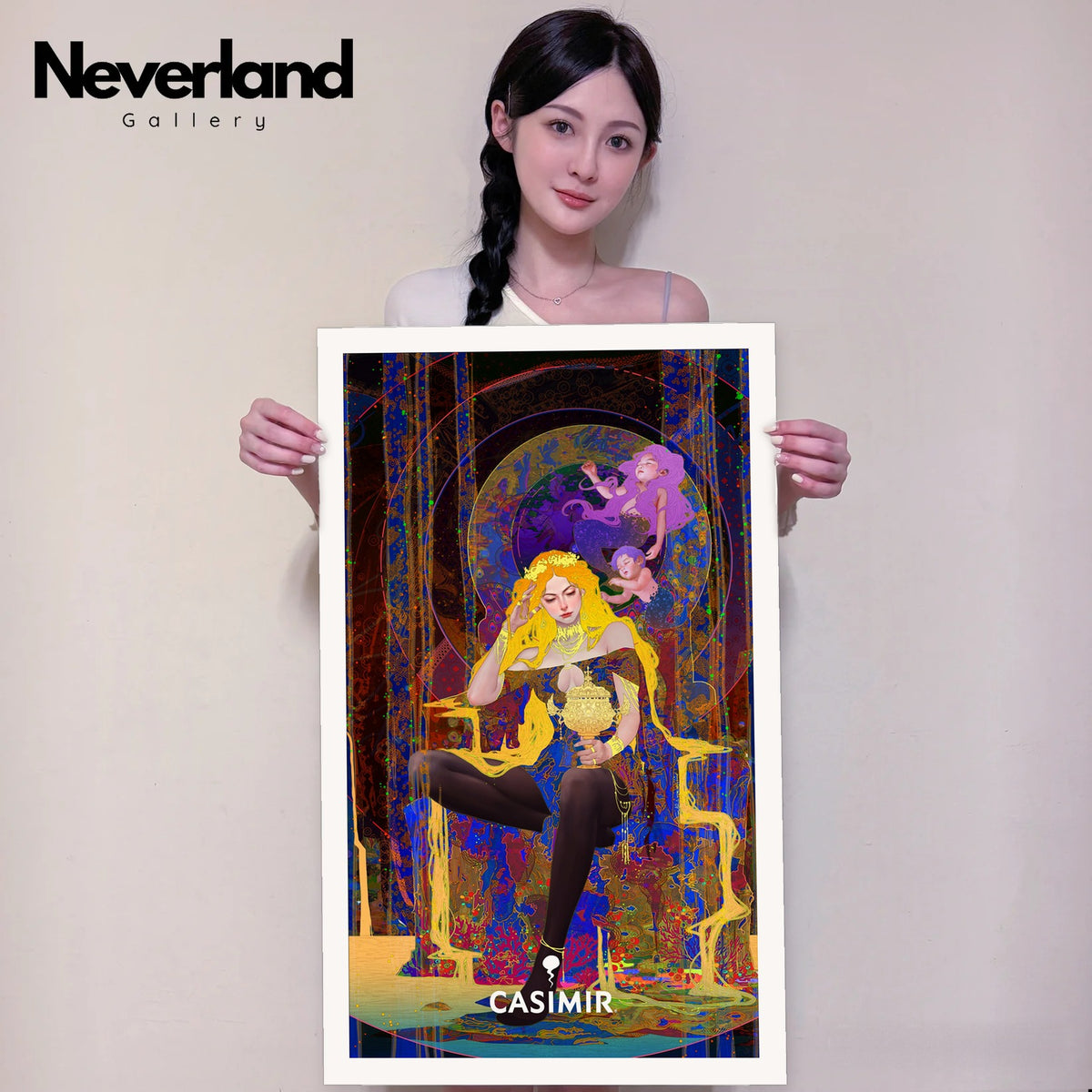 Queen of Cups | CASIMIR | Print – held in hand
