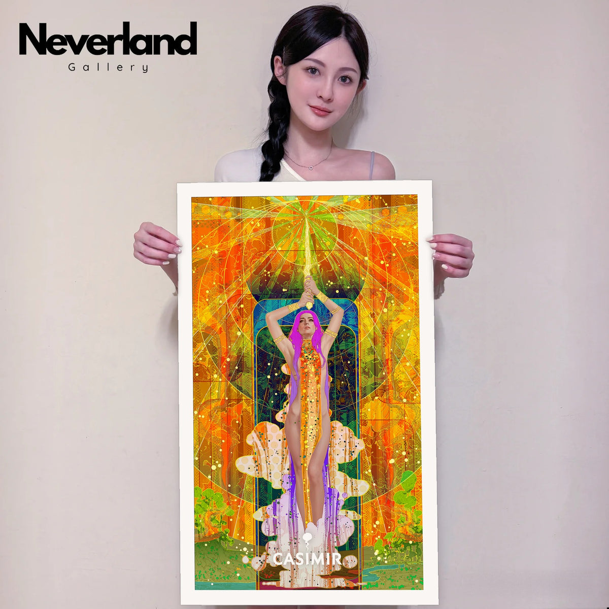 Ace of Wands | CASIMIR | Print – held in hand