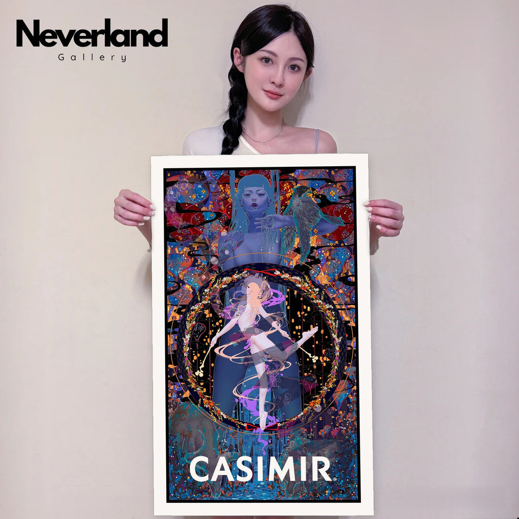 XXI 世界｜CASIMIR｜版畫・實體手持示意