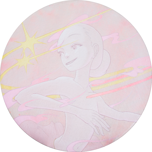 車のヘッドライトの前で踊るダンサー | ダンスダンスヘッドランプ