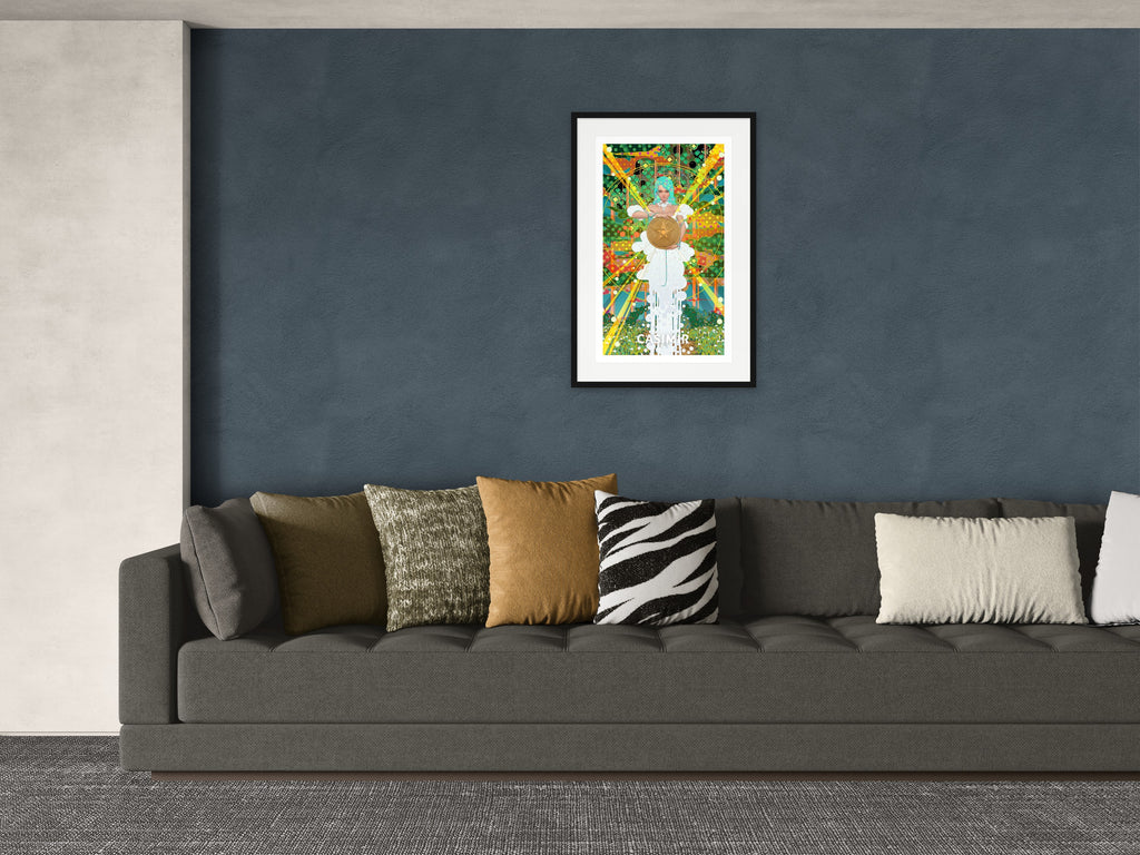 Ace of Pentacles | CASIMIR | Print – room view from afar