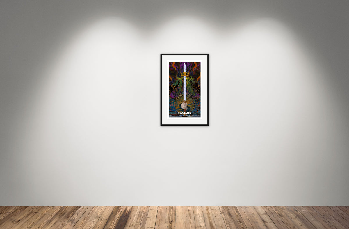 Ace of Swords | CASIMIR | Print – room view from afar