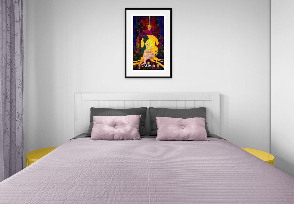 The Four of Cups | CASIMIR | Print – room view from afar