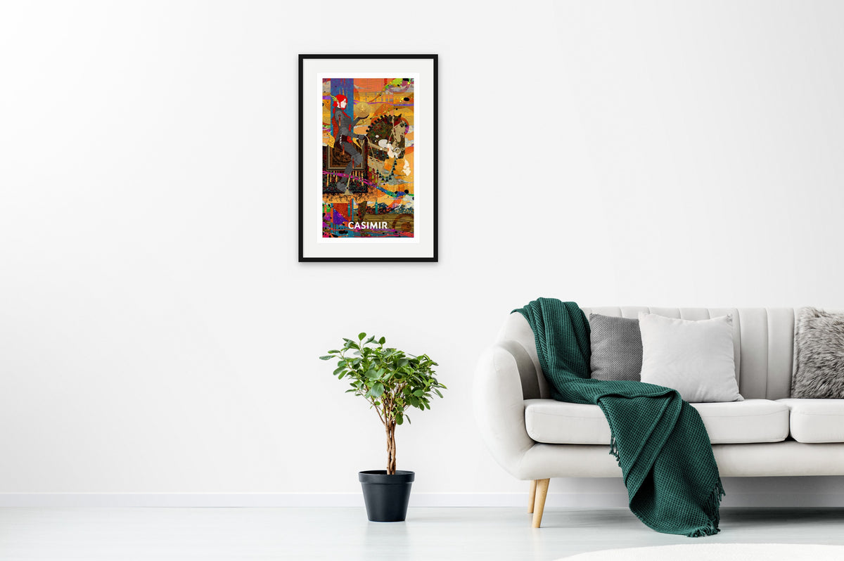Knight of Pentacles | CASIMIR | Print – room view from afar