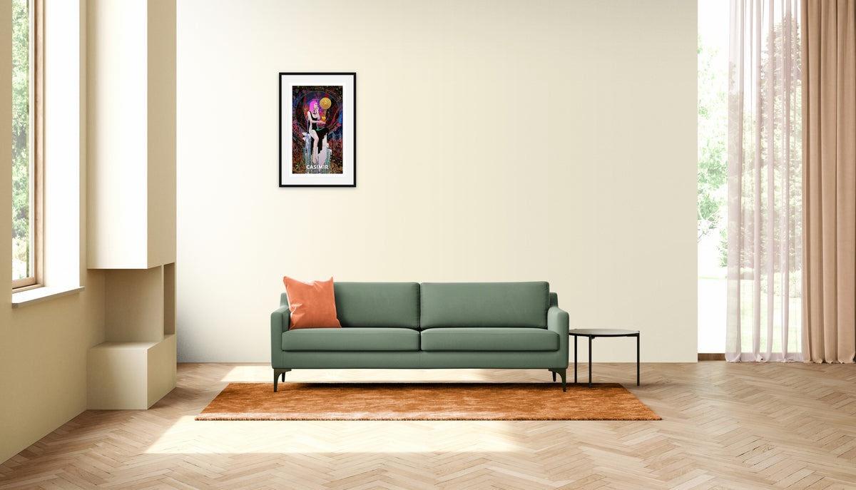 Page of Pentacles | CASIMIR | Print – room view from afar