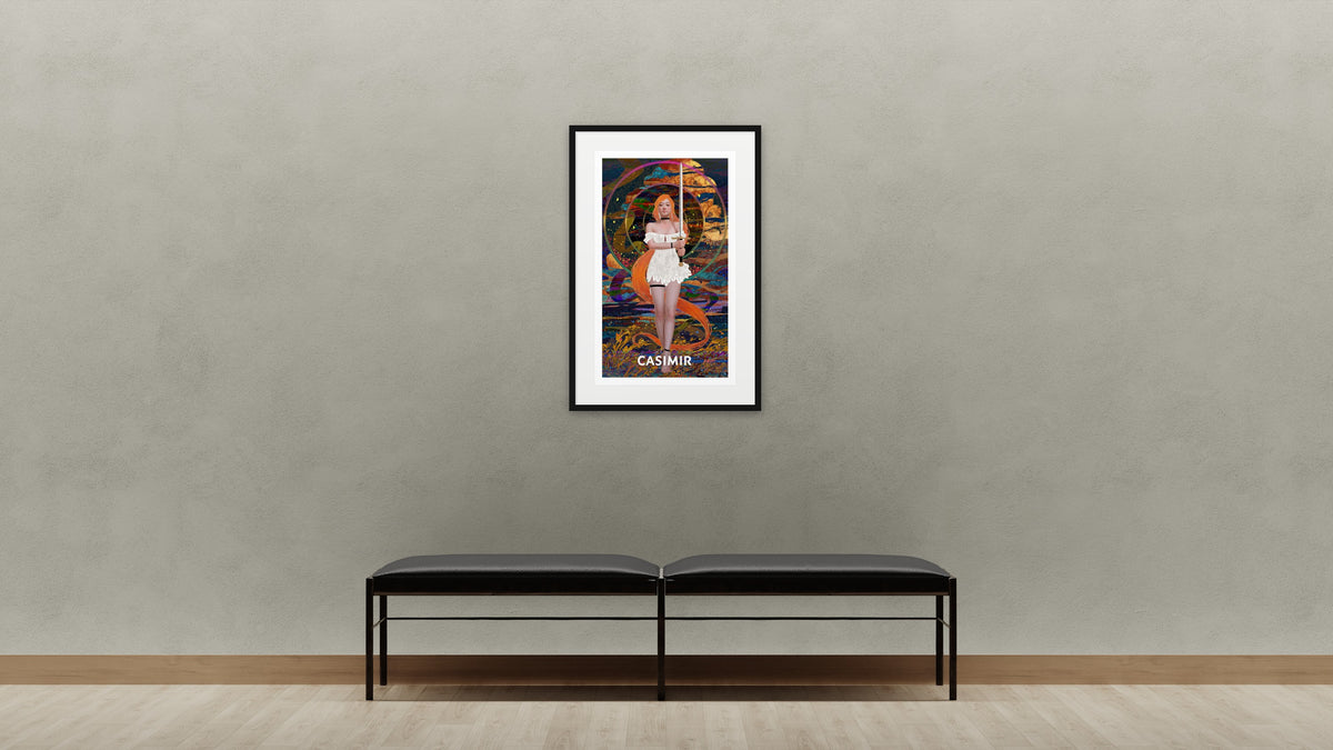 Page of Swords | CASIMIR | Print – room view from afar
