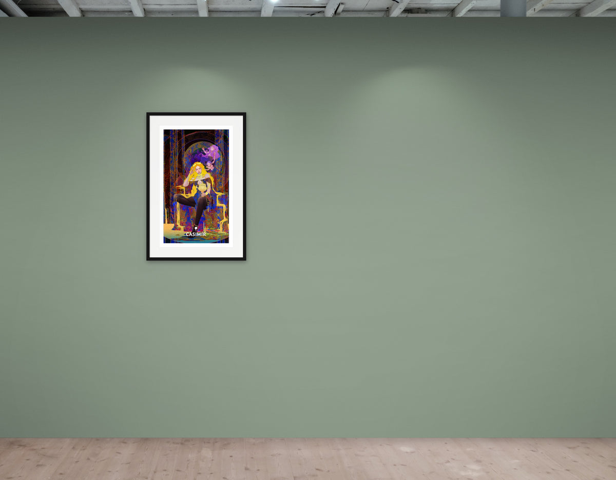 Queen of Cups | CASIMIR | Print – room view from afar