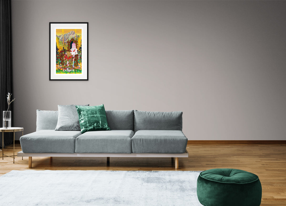 Queen of Pentacles | CASIMIR | Print – room view from afar
