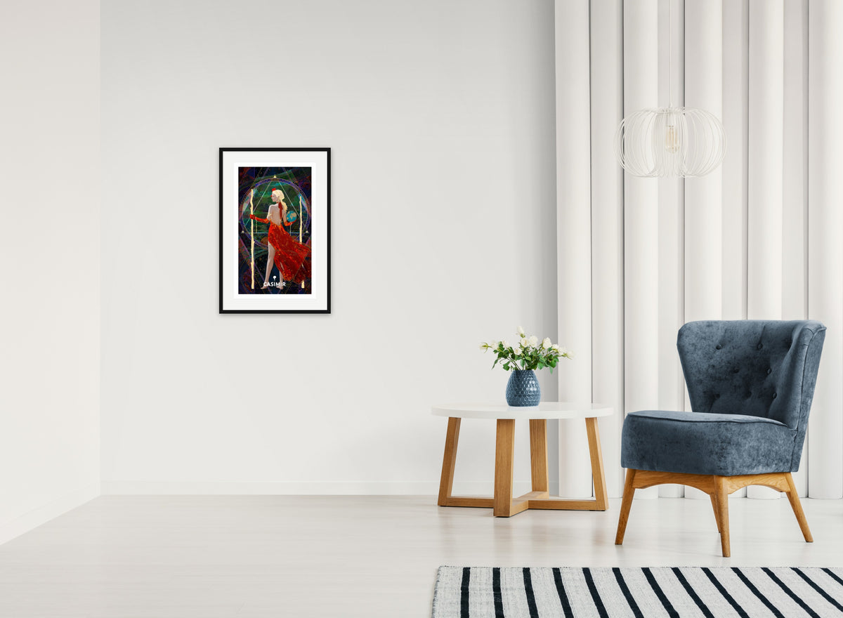Two of Wands | CASIMIR | Print – room view from afar