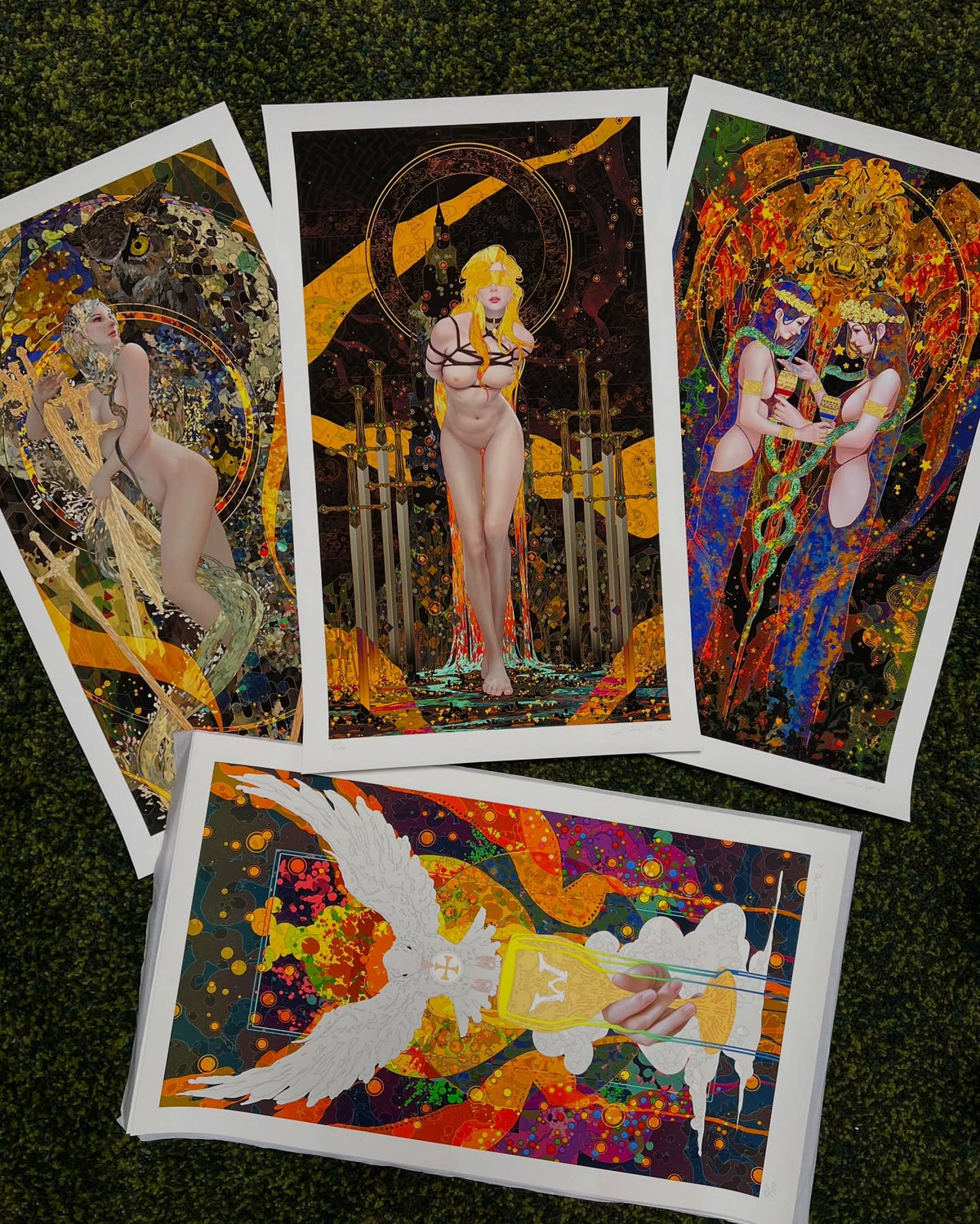 錢幣九｜Nine of Pentacles｜CASIMIR｜版畫（圖 2）