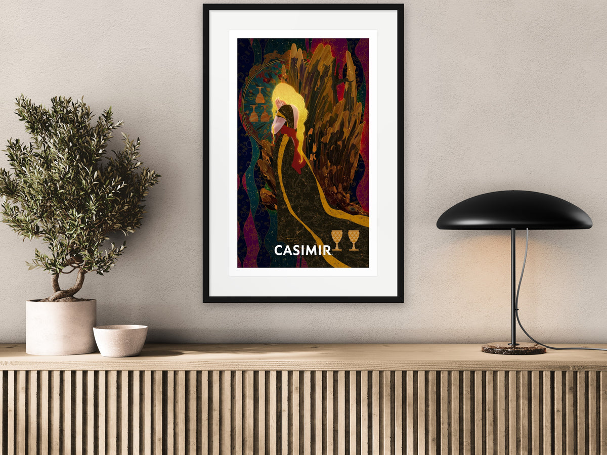 聖杯五｜CASIMIR｜版畫・掛畫空間示意