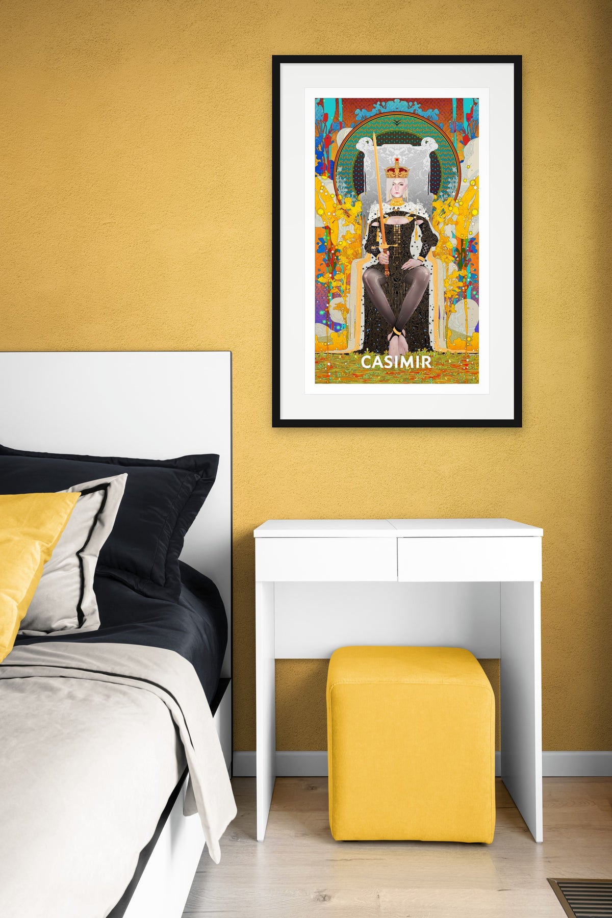King of Swords | CASIMIR | Print – hung on the wall