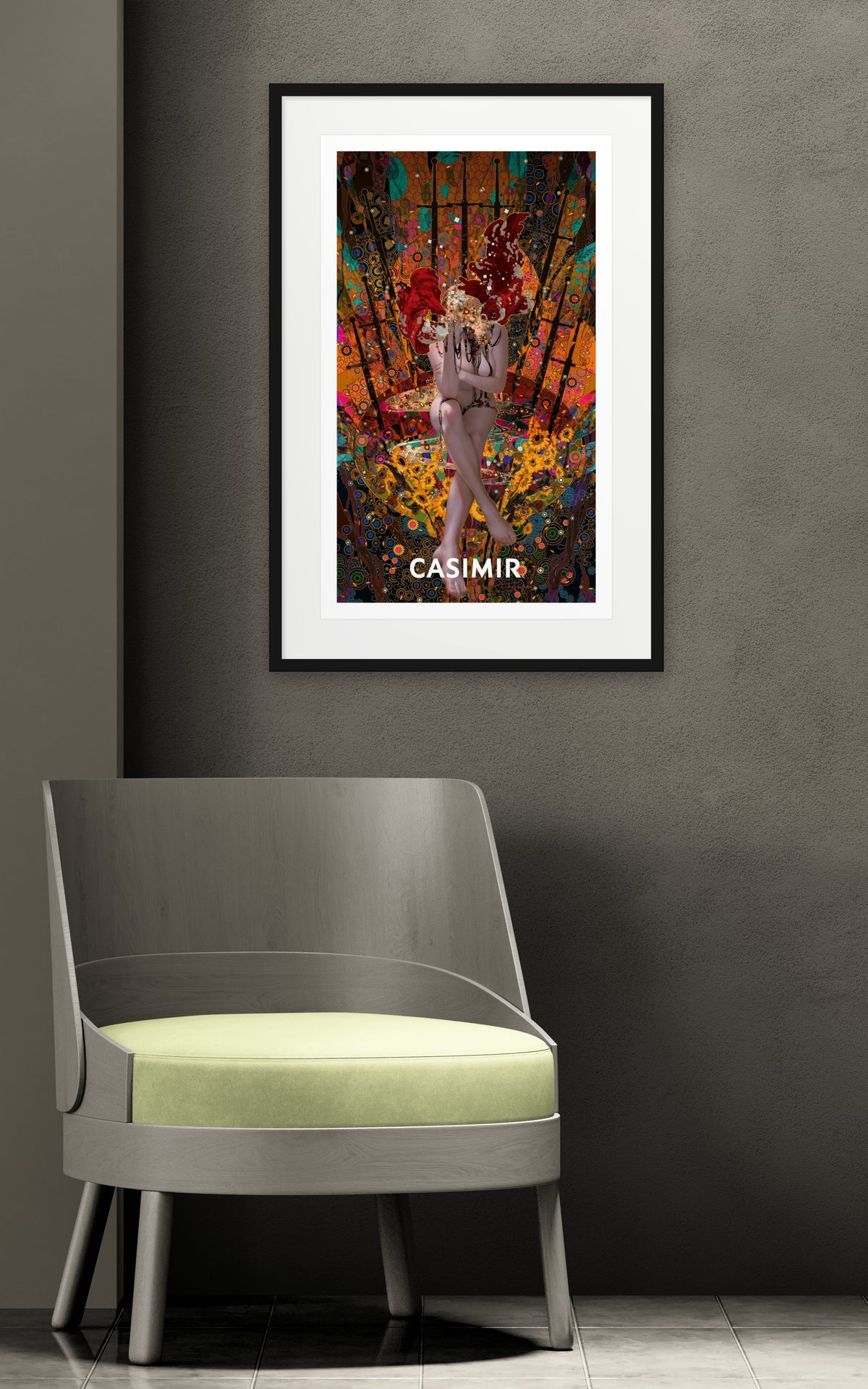 寶劍九｜CASIMIR｜版畫・掛畫空間示意