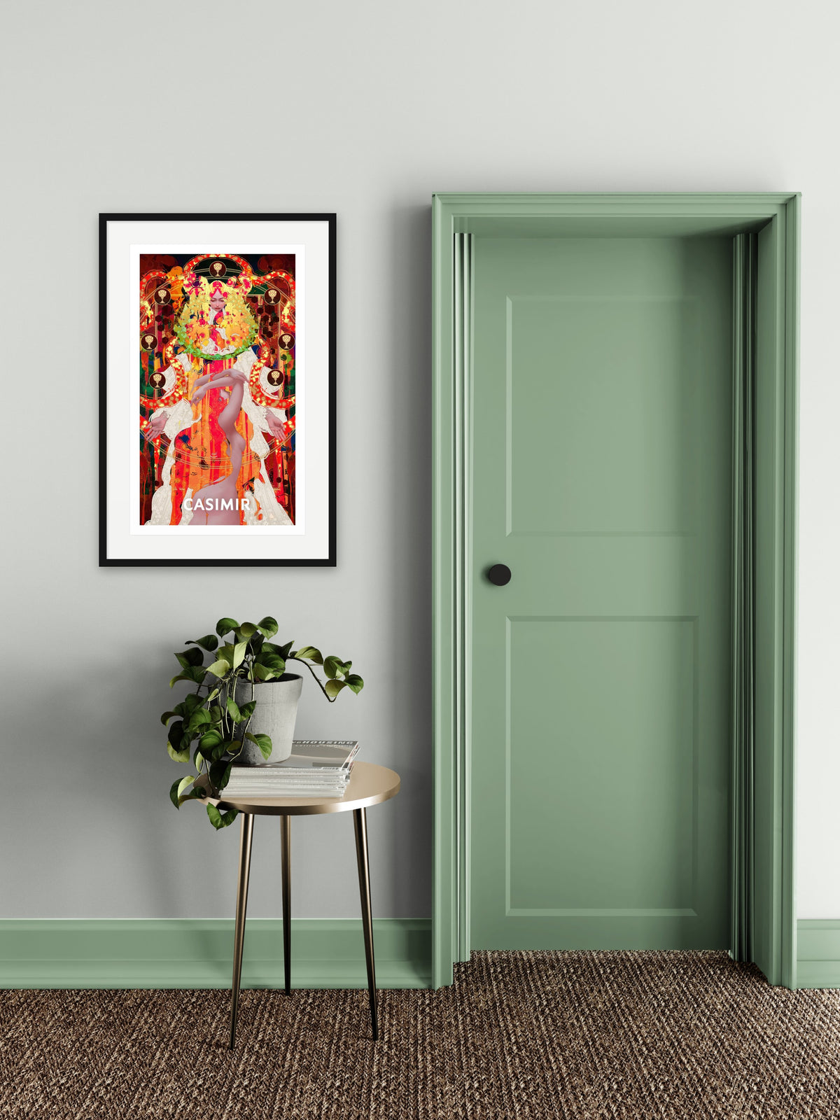 Seven of Cups | CASIMIR | Print – hung on the wall
