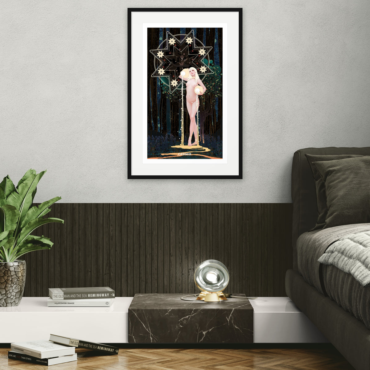 XVII The Star | CASIMIR | Print – hung on the wall